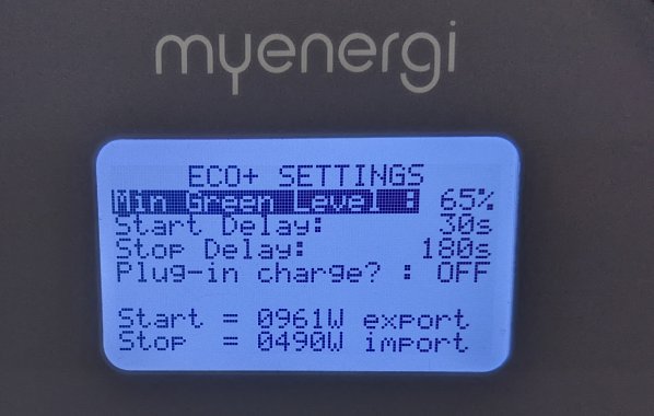 Configuration de la borne zappi